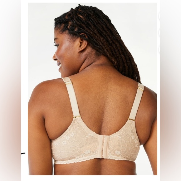 Joyspun women’s plus size underwire plunge  bra; size: various - Picture 2 of 3